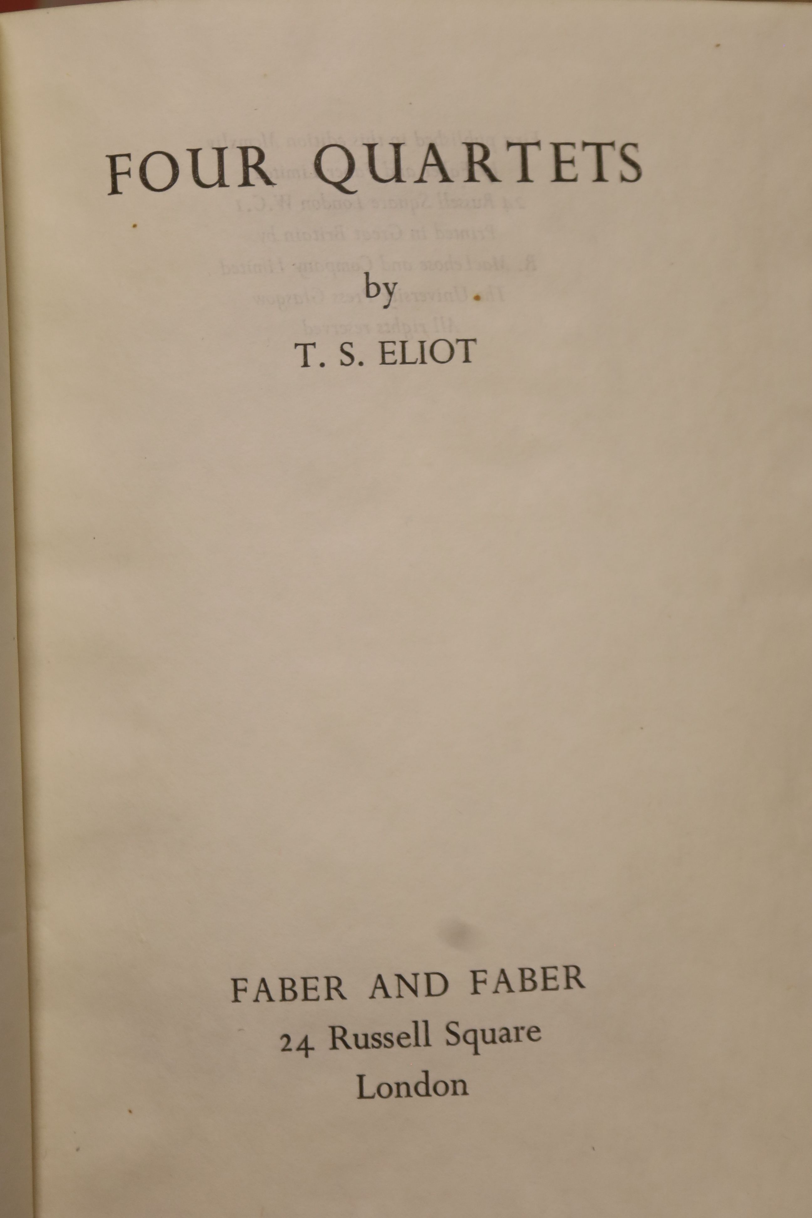 Eliot, T.S. – The Waste Land: a facsimile and transcript of the original drafts …, edited by Valerie Eliot, limited edition (500 numbered copies)